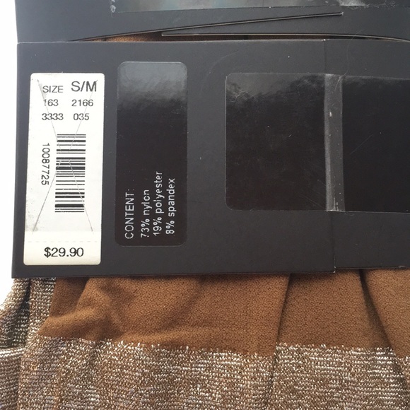 new nude metallic tights - Picture 3 of 3